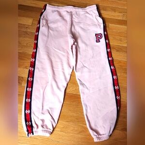 PINK VINTAGE Victorias VS Campus Pant Pink with Signature Side Panel Size medium